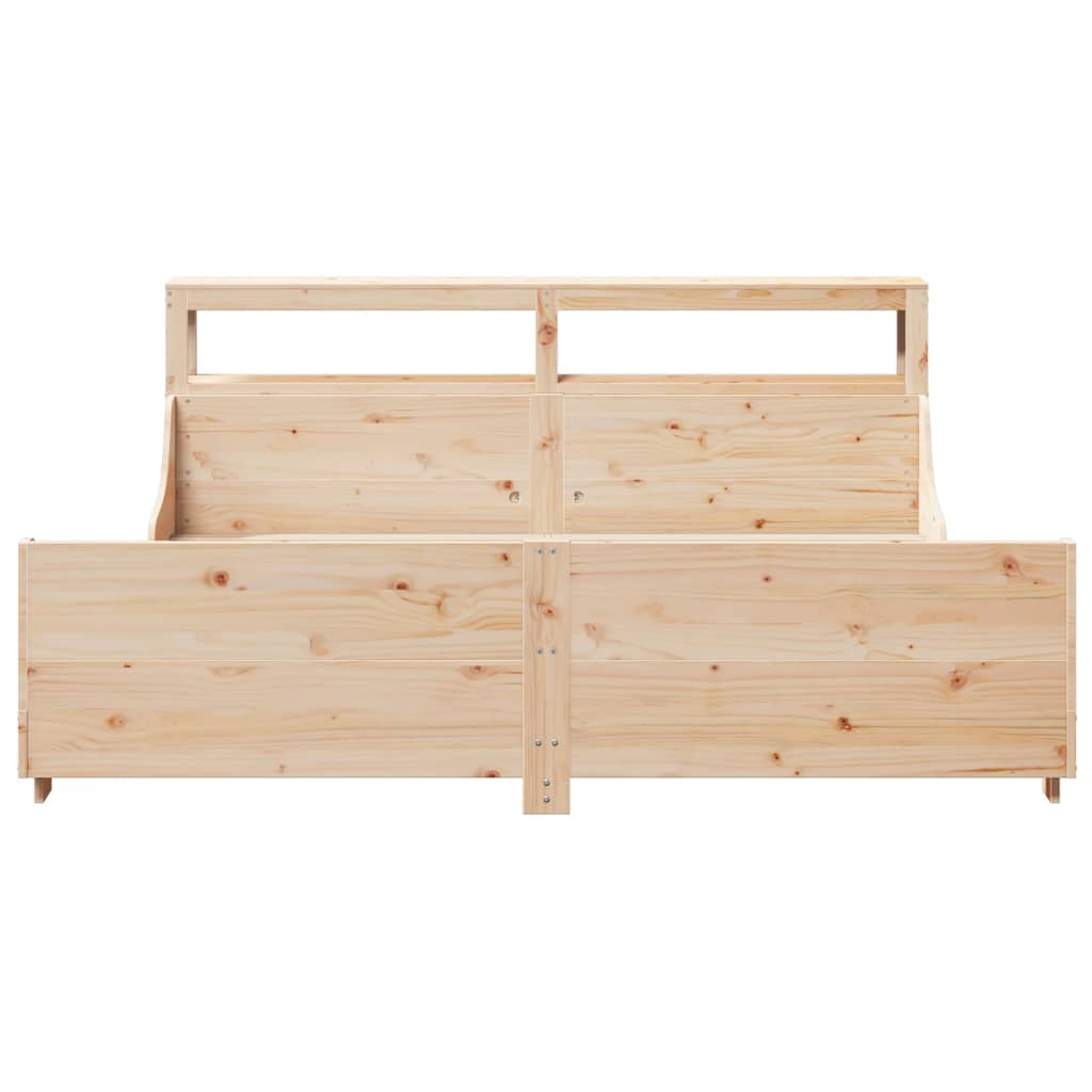 Bed Frame without Mattress 180x200 cm Super King Solid Wood Pine